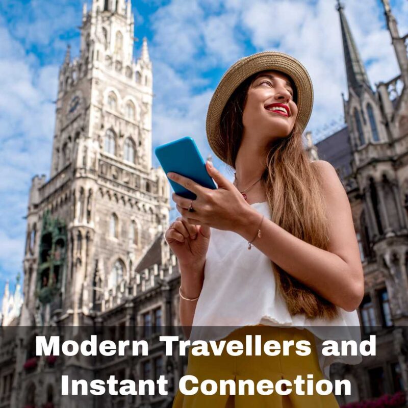 Modern Travellers and Instant Connection