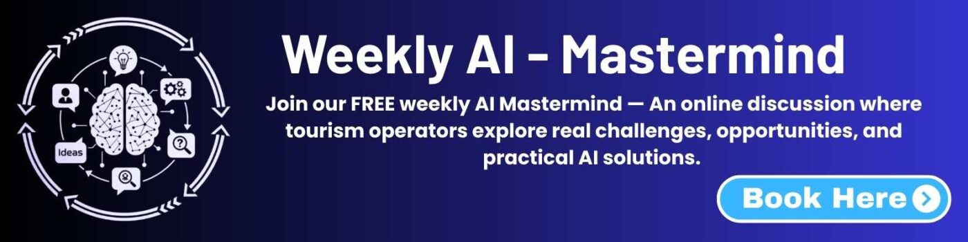 Advert for Weekly AI Mastermind
