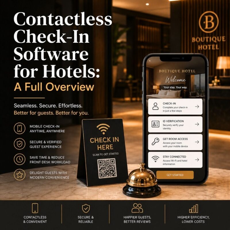 Contactless Check-In Software for Hotels A Full Overview Banner